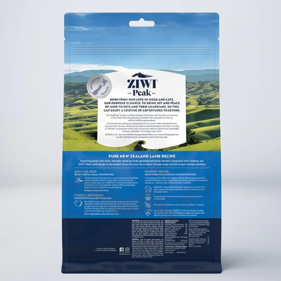 ZIWI Peak Cat Food - Lamb Recipe 400g