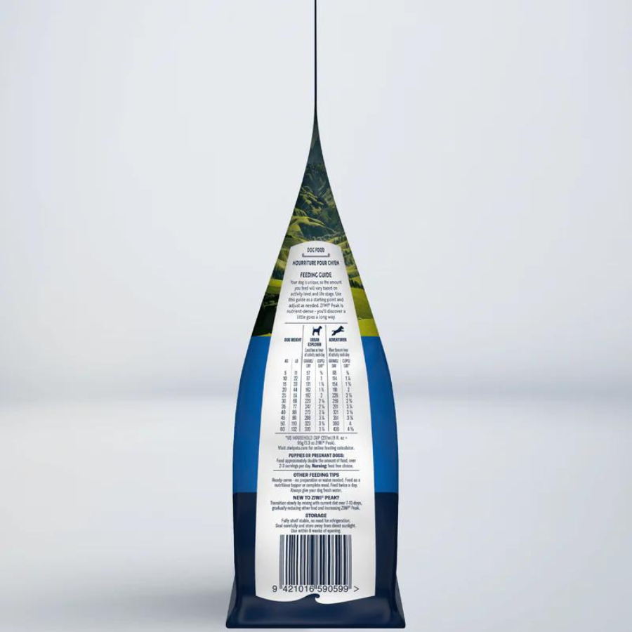 ZIWI Peak Dog Food - Lamb Recipe 454g