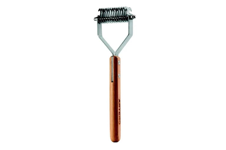 ARTERO NATURE COLLECTION Double Sided Super Medium Undercoat Rake 13-7