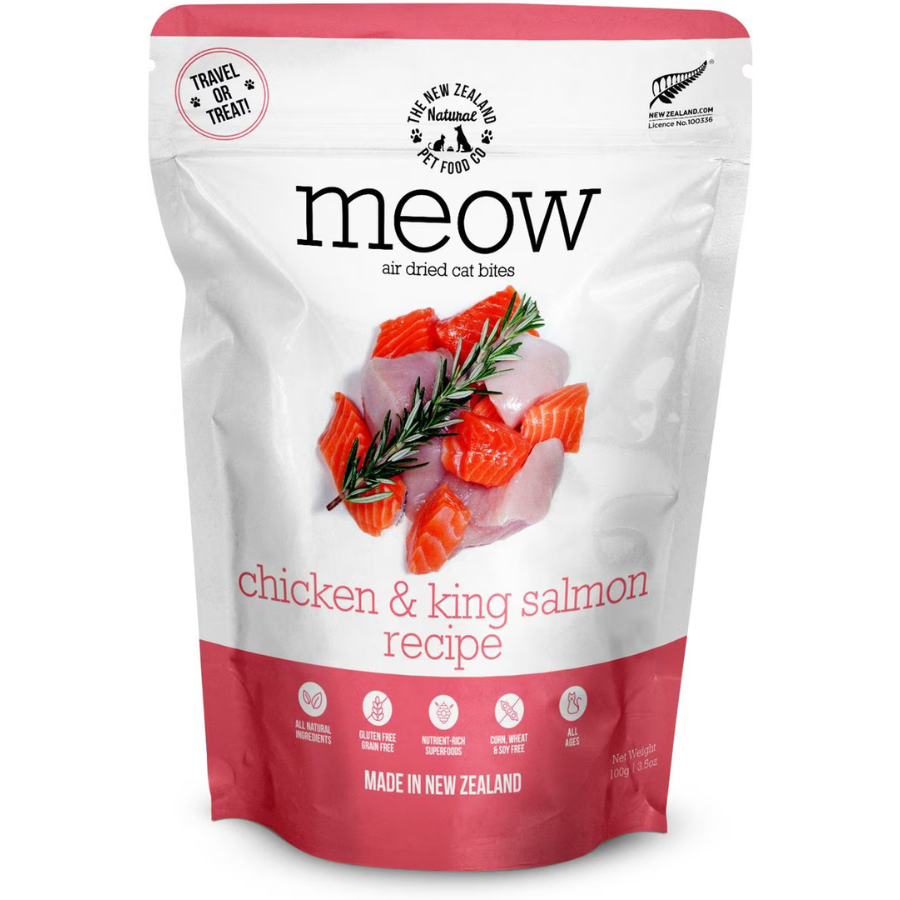 MEOW Air Dried Chicken & Salmon Recipe 100g