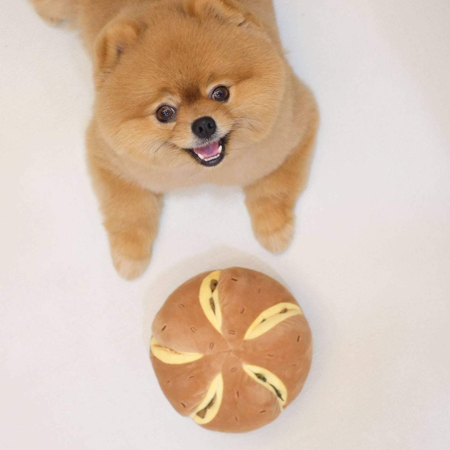 Cheesy Bread Nosework Enrichment Toy | Silent
