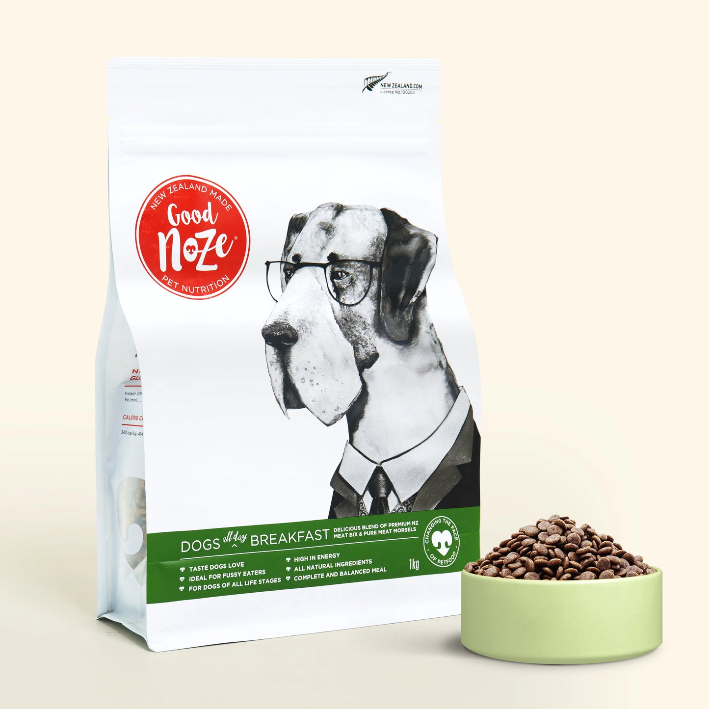 GoodNoze Dog Food - dogs’ all day breakfast 1kg