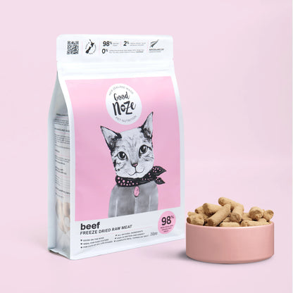 GoodNoze Freeze Dried Cat Food - beef 350gms