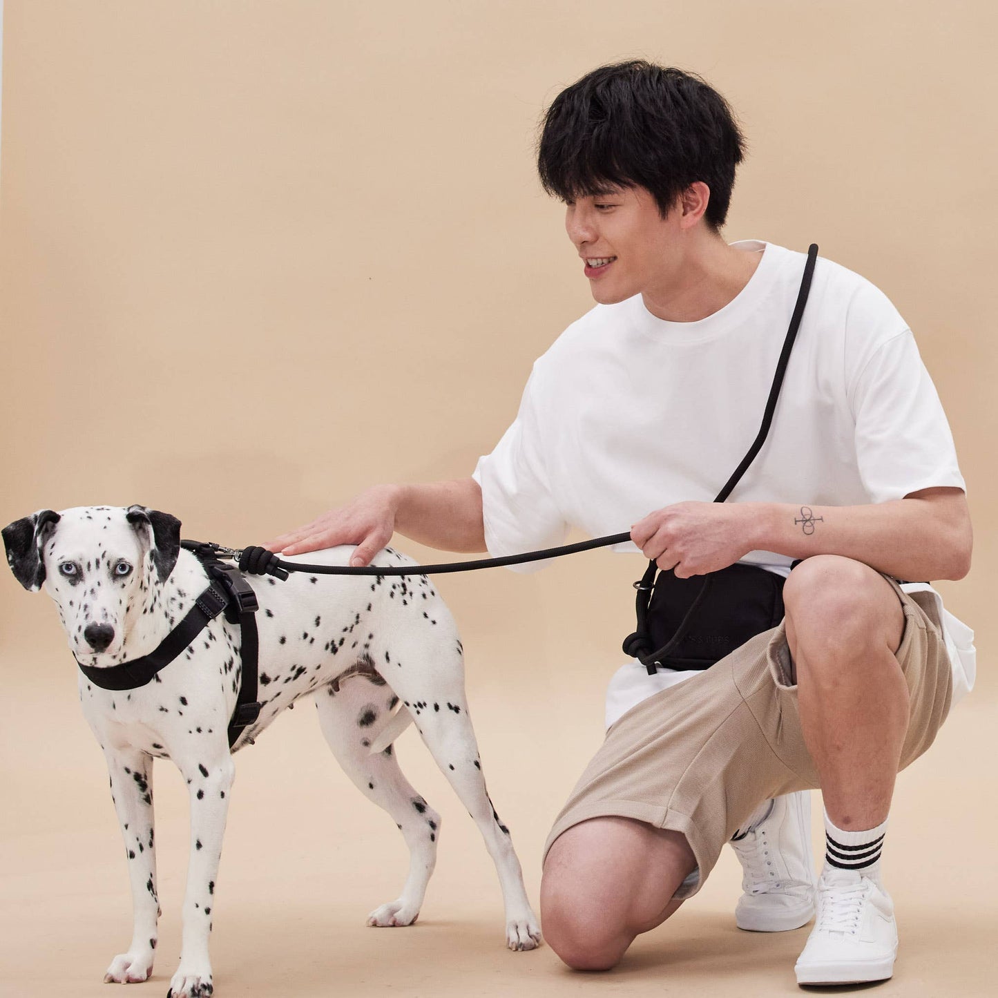 Rover Harness | Ultra Comfort Fabric: Sand / S