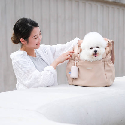 [New Colors!] Carry Me Crossbody Carrier | Dog & Cat Carrier: Desert