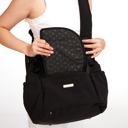 [New Colors!] Carry Me Crossbody Carrier | Dog & Cat Carrier: Black