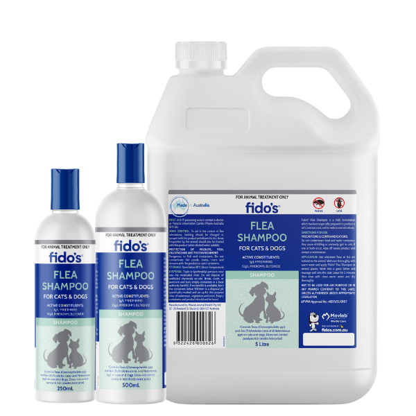 Fidos 250ml Flea Shampoo for Cat and Dog DoGroom