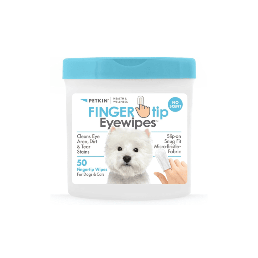 Petkin Fingertip Eye Wipes 50pk
