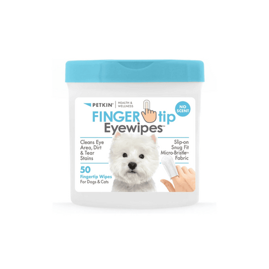 Petkin Fingertip Eye Wipes 50pk