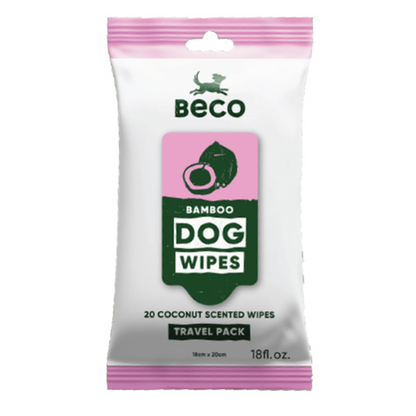 Beco Travel Wipes Coconut Scented 20pk