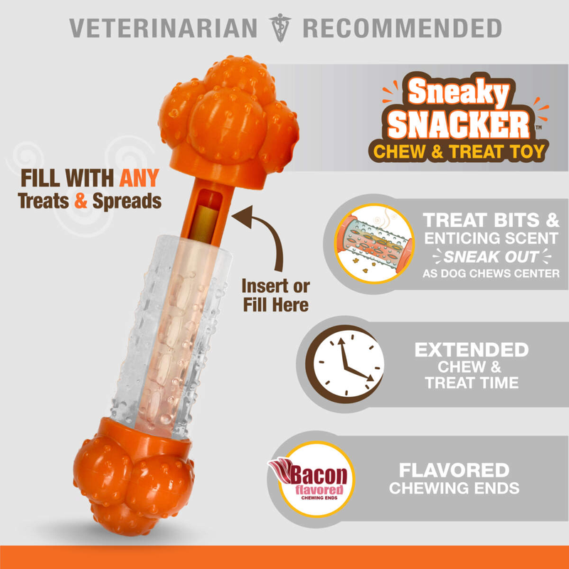 Strong Chew Sneaky Snacker Chew & Treat Toy - Giant