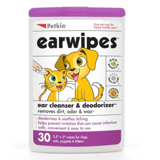 Petkin Ear Wipes 30 wipes
