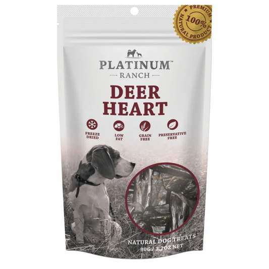 Platinum Ranch Deer Heart 90g