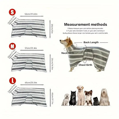 Pet Towel with Neck Buckle Fixation for Small, Medium and Large Dogs