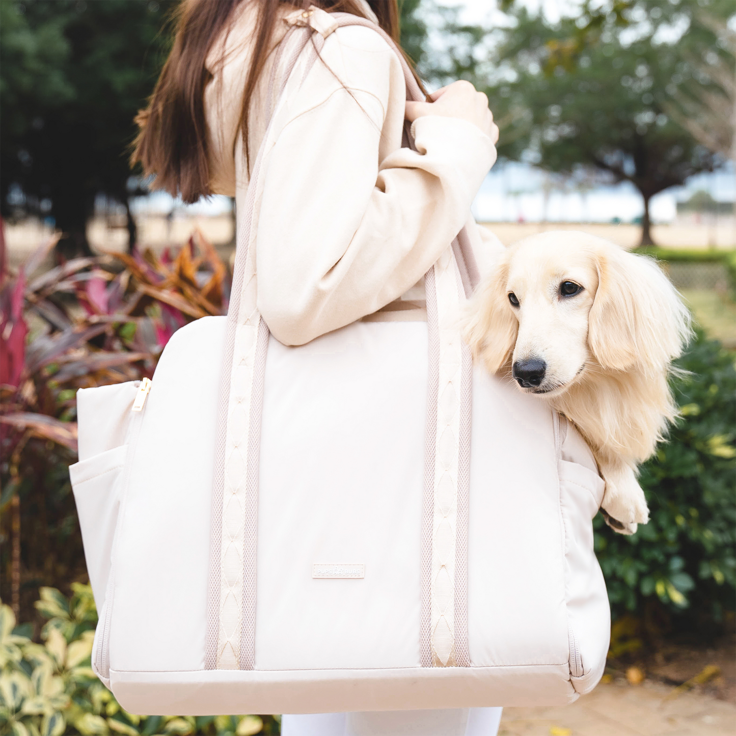 Everywhere Convertible Tote Bag | Dog Carrier | 2 Colors: Sand